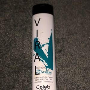 Viral extreme teal color wash